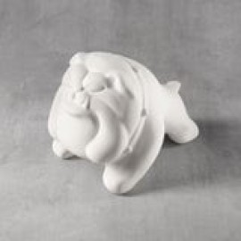 Ceramic Bisque Bulldog Ceramic Bisque Bulldog
